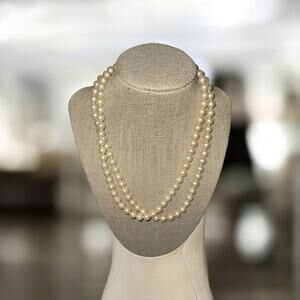 Vintage Kyoto Cultured Pearl Necklace
